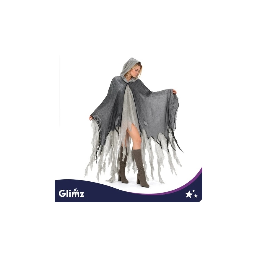 Черный плащ 180 см Glimz – 3