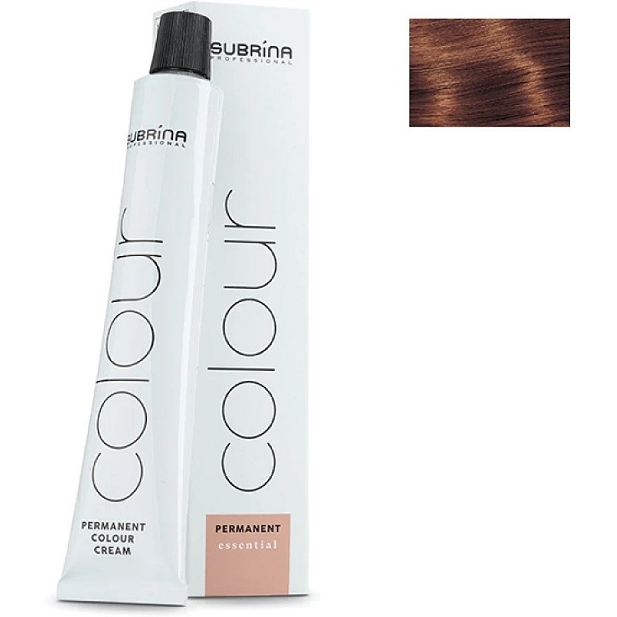 Subrina Professional, Essential Colour, permanent hair dye, 6/73 dark reddish brown, for light hair, 100 ml, for women