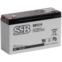 Аккумулятор SSB SB 12-6 6V 12Ah AGM, не требует обслуживания для работы Аккумулятор SSB SB 12-6 6V 12Ah AGM, не требует обслуживания для работы