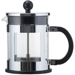 Bodum Kelluva ranskalainen pressopannu kahvinvalmistaja Kenya 0,5 l Chrome
