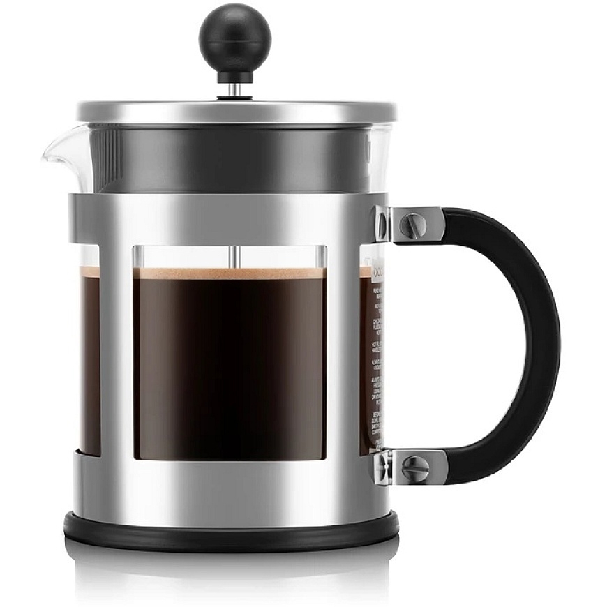 Bodum Kelluva ranskalainen pressopannu kahvinvalmistaja Kenya 0,5 l Chrome – 3