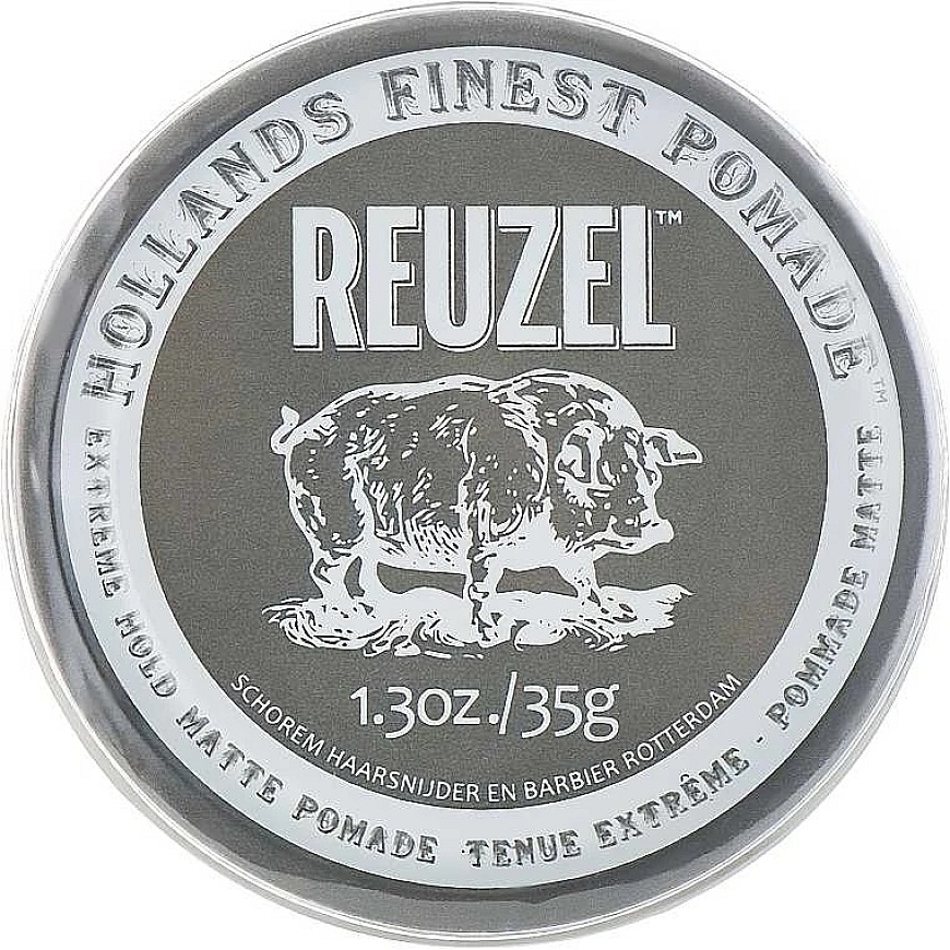 Reuzel Hollands Finest Pomade Extreme Hold Matte Pomade Укрепляющий Крем для Волос, 35 г