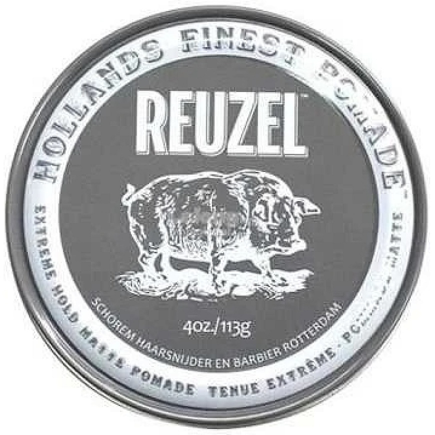 Reuzel Hollands Finest Pomade Extreme Hold Matte Pomade Matu Krēms, 35 g – 2