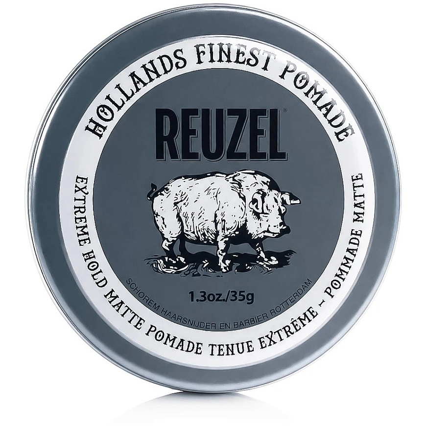 Reuzel Hollands Finest Pomade Extreme Hold Matte Pomade Matu Krēms, 35 g – 3