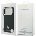 Guess Saffiano Small 4G & Classic Logo MagSafe vāciņš iPhone 18 Pro / 17 Pro - Melns Guess Saffiano Small 4G & Classic Logo MagSafe vāciņš iPhone 18 Pro / 17 Pro - Melns