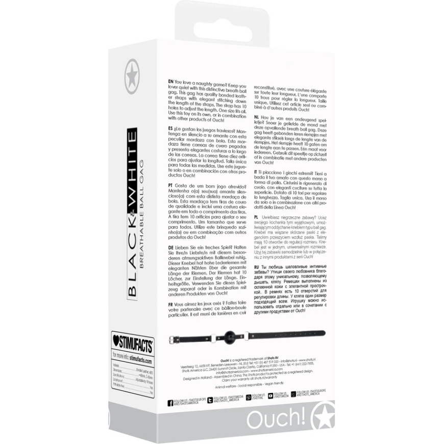 Ouch By Shots Breathable Ball – 4