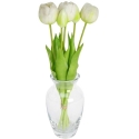 Saska Garden valkoinen tulppaani pionikimppu 39 cm Saska Garden valkoinen tulppaani pionikimppu 39 cm