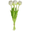 Saska Garden balta tulpinė bijūnė puokštė 39 cm Saska Garden balta tulpinė bijūnė puokštė 39 cm