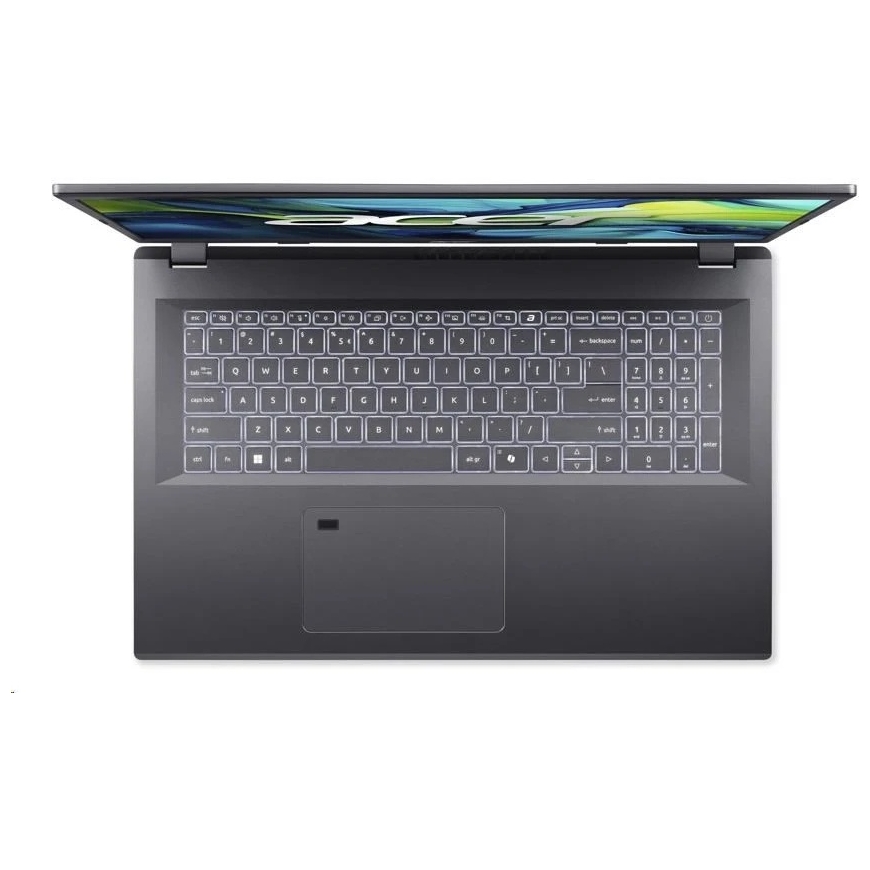 ACER NTB Aspire 17 (A17-51M-98D3) kannettava tietokone, Core 9 270H, 17.3" FHD, 32GB, 1TB SSD, Intel Graphics, W11H, harmaa – 4