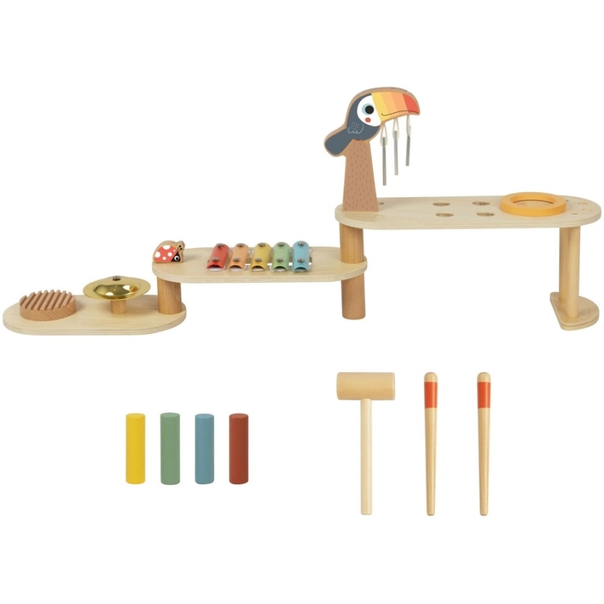 Tooky Toys TOOKY TOY обучающий музыкальный стол – Тукан – 4