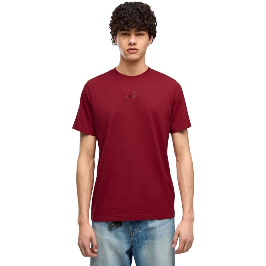 Meeste T-särk Puma ESS Small No.1 Logo Tee burgundia 692912 23 (2XL) – 4