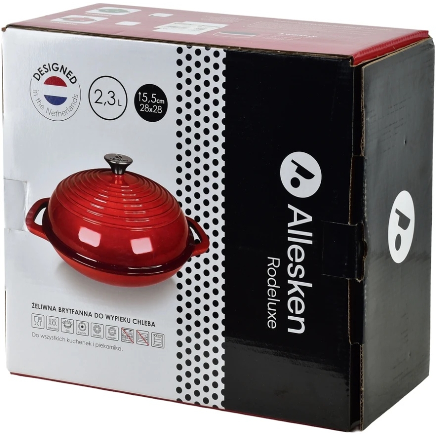 Allesken RODELUXE leiva küpsetamise vorm 35,5x28x5,5 cm 2,3 l kreemi maitsega – 3