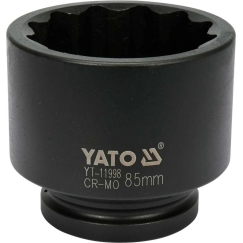 Yato Toya Sa Poland Socket Head 12-Sided | 25 mm (1") | 85 mm (YT-11998)