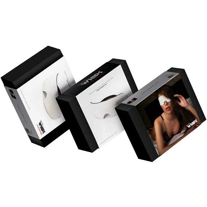 Whips Collections Mask - Blindfolded, white – 3