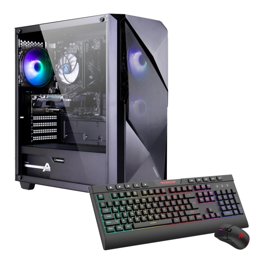 Desktop Computer "Hyrican Striker 7817" AMD Ryzen 7 9700X, 16 GB DDR5 RAM, 1 TB SSD, NVIDIA GeForce RTX 5060 Ti (16 GB GDDR7), "