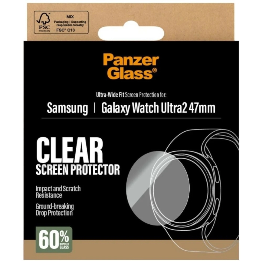 Panzer Glass Screen Protector - PanzerGlass Galaxy Watch Ultra2 47 mm Clear – 5
