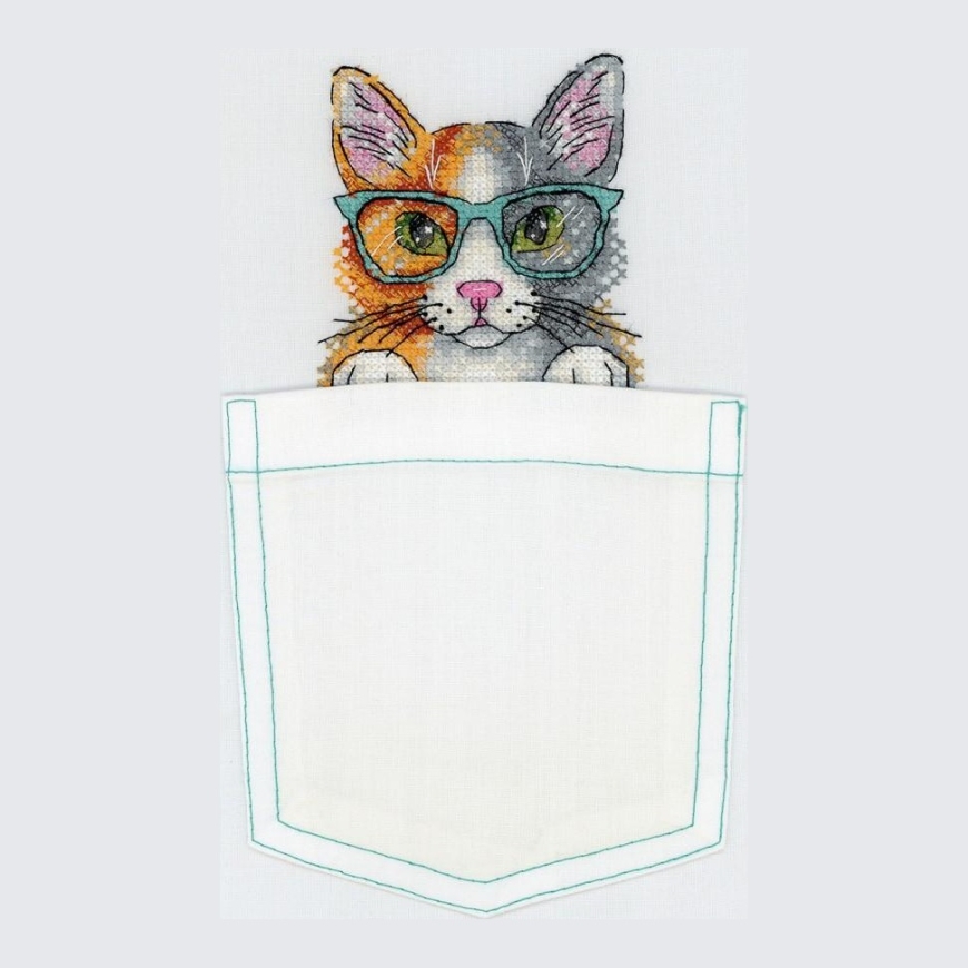 Beldizart Water-soluble Fabric Cross Stitch Embroidery Kit Fluffy Wisehead SV-247