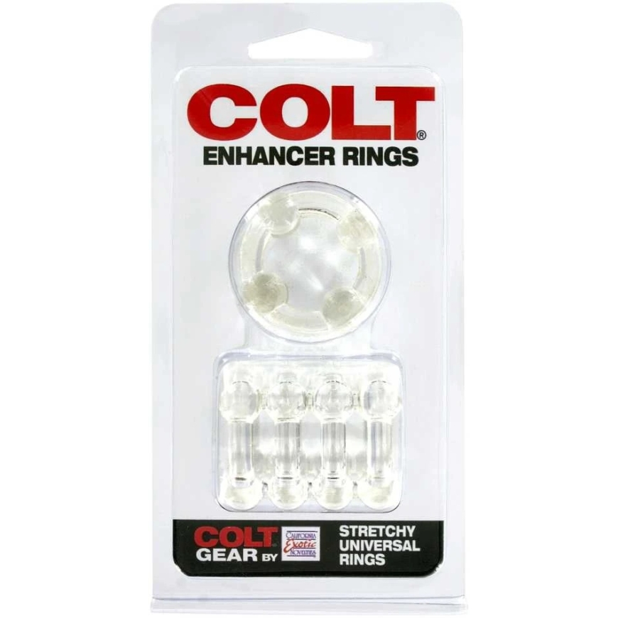 California Exotic Calexotics COLT ENHANCER RINGS CLEAR – 2