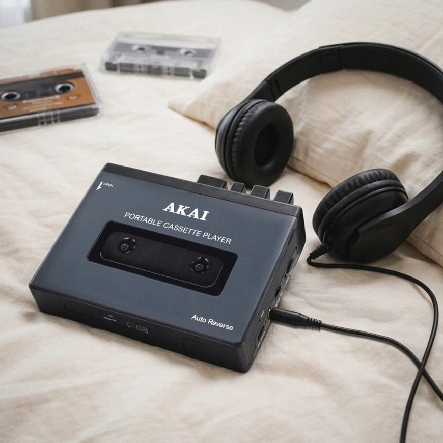 AKAI Kannettava kasettiplayer Pocket Tape – 3