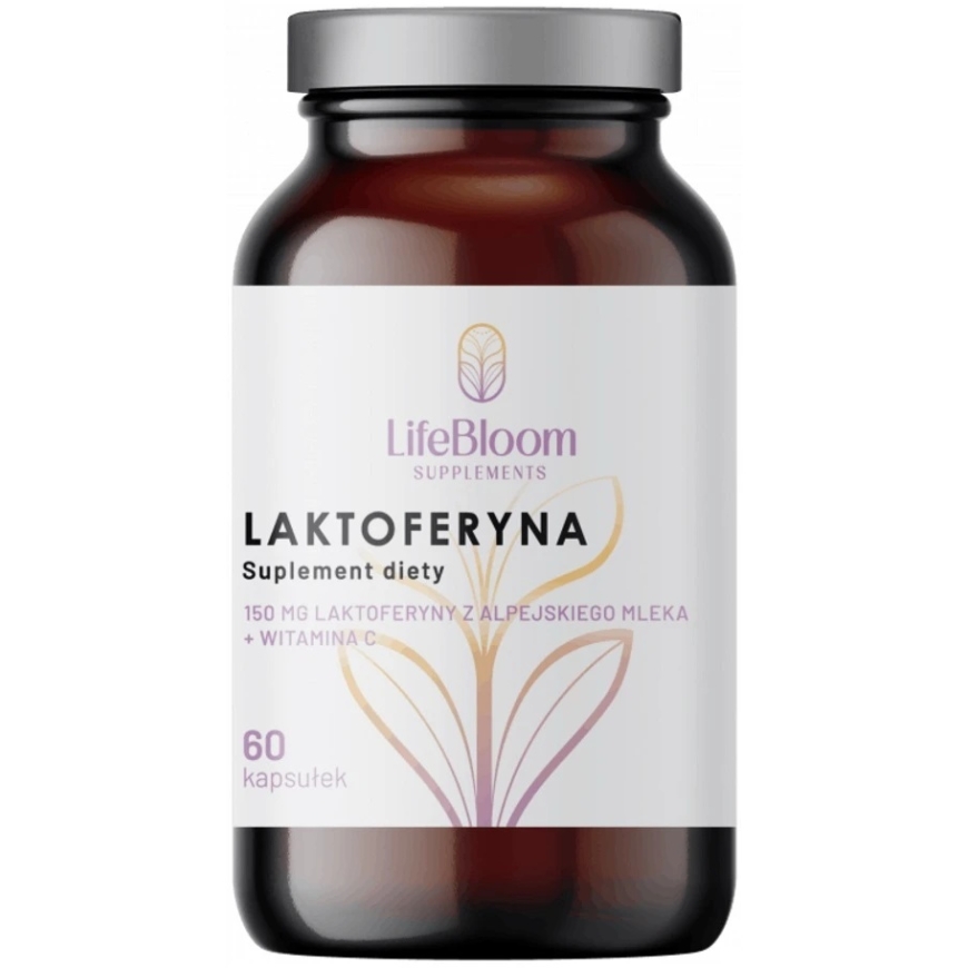 Lifebloom Lactoferrin 150 mg food supplement 60 capsules