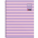 APLI Spiral Notebook, A4, 80 Sheets, Grid, Mauve APLI Spiral Notebook, A4, 80 Sheets, Grid, Mauve