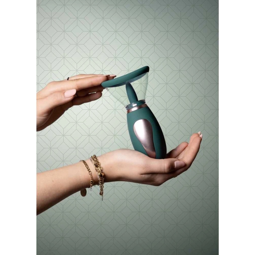 Pumped By Shots Enhancement – Automatic – 13 Speeds – Silicone – Rechargeable Vulva and Breast Pump – 2
