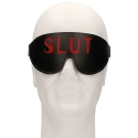 Ouch By Shots Ouch! Blindfold - SLUT - Juodas Ouch By Shots Ouch! Blindfold - SLUT - Juodas