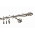 Decastyl ONE CORNICE FI 19 MM SATIN CHROME 160 CM WITH KOWALSKI RAILS Decastyl ONE CORNICE FI 19 MM SATIN CHROME 160 CM WITH KOWALSKI RAILS