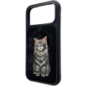 NIMMY kest LUCKY FASHION CAT, ühilduv MagSafe'iga, mõeldud IPHONE 18 Pro/17 Pro jaoks, must NIMMY kest LUCKY FASHION CAT, ühilduv MagSafe'iga, mõeldud IPHONE 18 Pro/17 Pro jaoks, must
