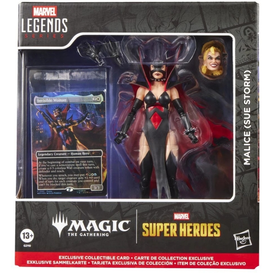 Hasbro Marvel Legends Series Magic The Gathering Malice Sue Storm -figuuri 15 cm