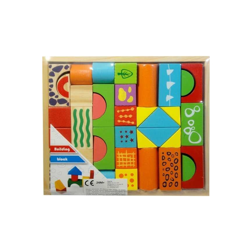 Swede Colored Wooden Blocks U1155 04663 – 2
