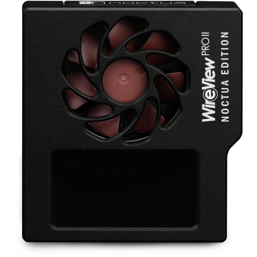Thermal Grizzly WireView Pro II GPU Noctua Edition, 12V-2x6, TFT-IPS – melns, apgriezts – 5