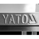 Toya Sa Poland Stainless Steel Work Table with Adjustable Legs, Central Table Toya Sa Poland Stainless Steel Work Table with Adjustable Legs, Central Table