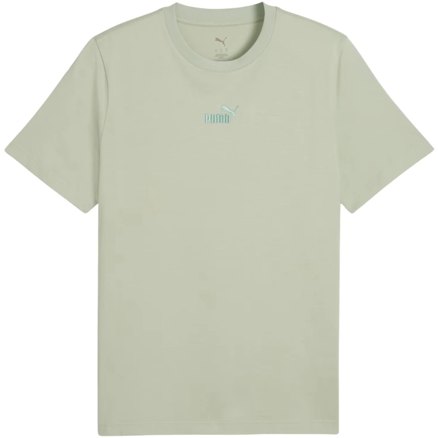Puma Men's T-Shirt ESS Small No.1 Logo Centered Tee Light Green 692912 28 (L) – 2