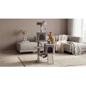 Cat Scratching Post 45x45x137 cm, gray, REBEL ANIMALS Cat Scratching Post 45x45x137 cm, gray, REBEL ANIMALS