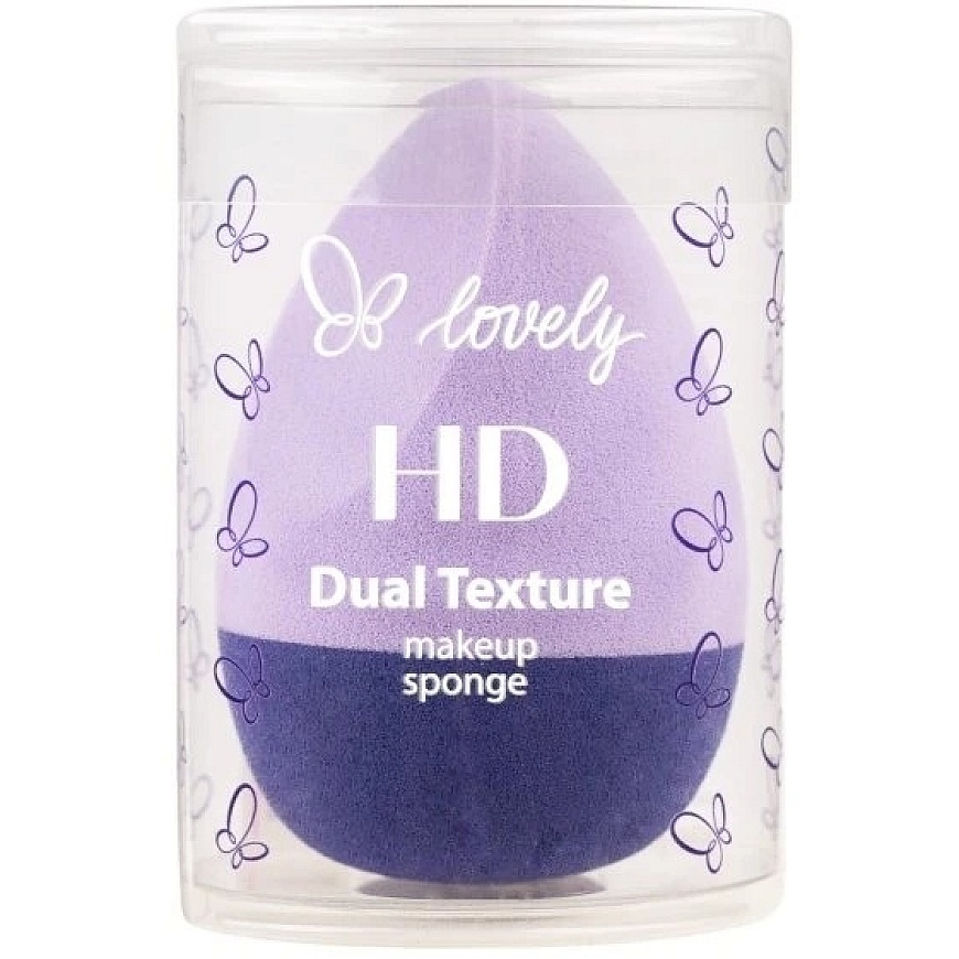 Lovely HD two-texture makeup sponge, made from two materials – 3