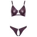 Cottelli BH und Slip lila XL