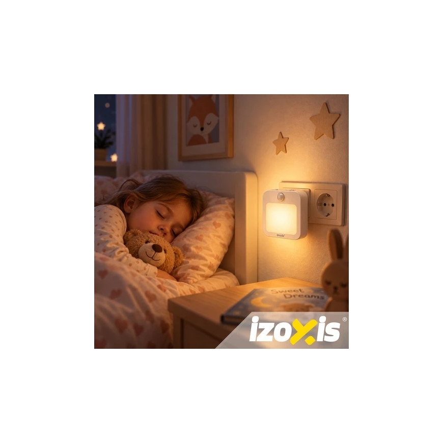 Светильник LED ночной с датчиком движения - 2 шт.. Izoxis – 5