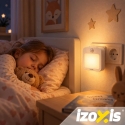 Lampka nocna LED su judesio jutikliu - 2vnt.. Izoxis
