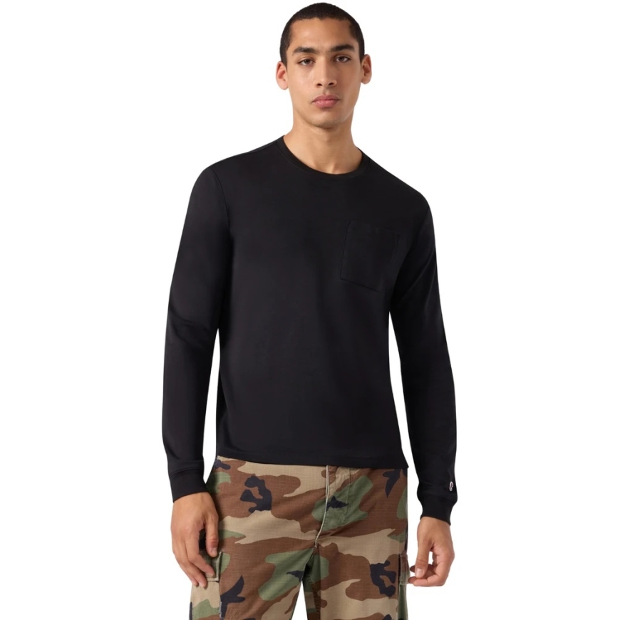 Champion LS Tee Black Men's T-Shirt 222507 KK001 (2XL)