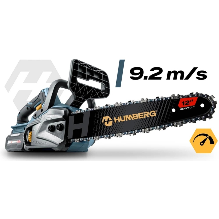 Humberg HM-436 akkukäyttöinen moottorisaha – 5
