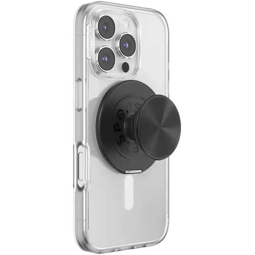 PopSockets alumiininen radiaalinen MagSafe-puhelinteline ja -jalusta, musta – 2