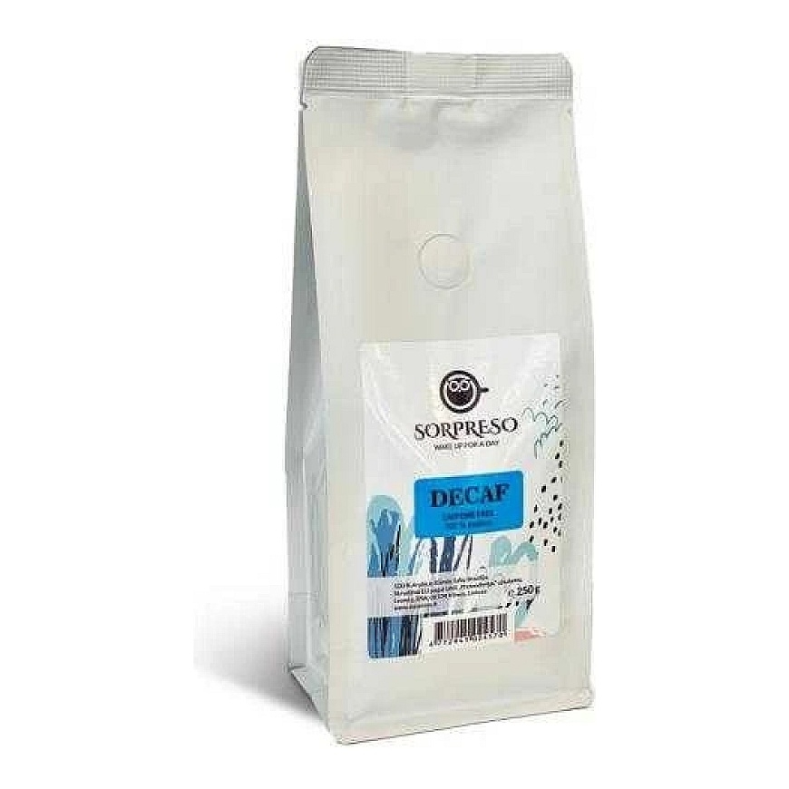 Decaffeinated Coffee Beans SORPRESO Brazil Swiss Water DECAF (250g)