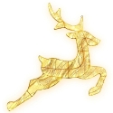 KOOPMAN LIGHT DECORATION REINDEER 79X73CM 540LED Gold KOOPMAN LIGHT DECORATION REINDEER 79X73CM 540LED Gold