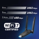 Wi-Fi 7 Kolmitoiminen adapteri LB-Link BL-WTN6500B BE6500 Wi-Fi 7 Kolmitoiminen adapteri LB-Link BL-WTN6500B BE6500