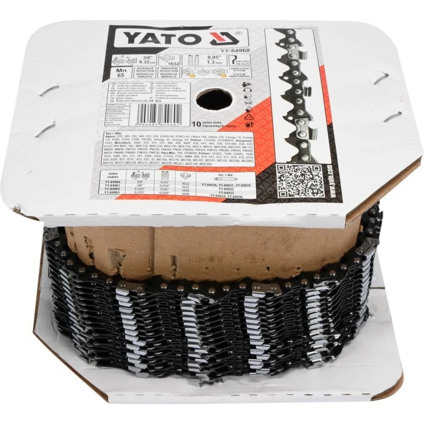 Toya Sa Poland Grandinė benzininiam pjūklui su būgnu 3/8" 1,3 mm (0,05") 1632L (YT-84960) – 4