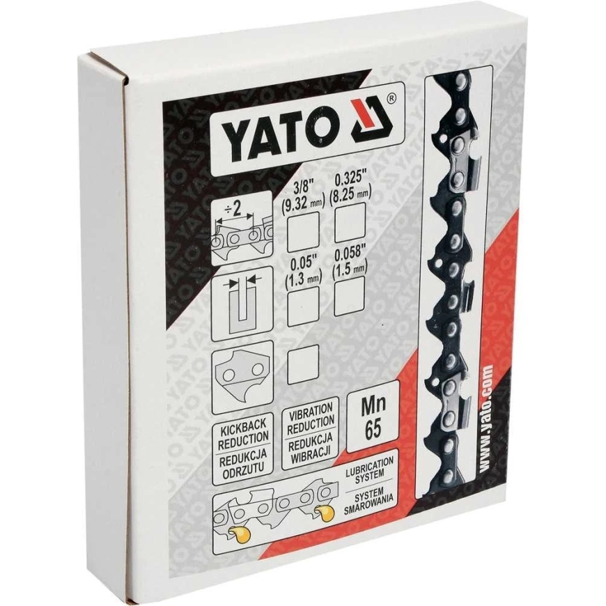 Toya Sa Poola Ketš bensiinimootoriga saele 3/8" 1,3 mm (0,05") 1632L (YT-84960) – 5