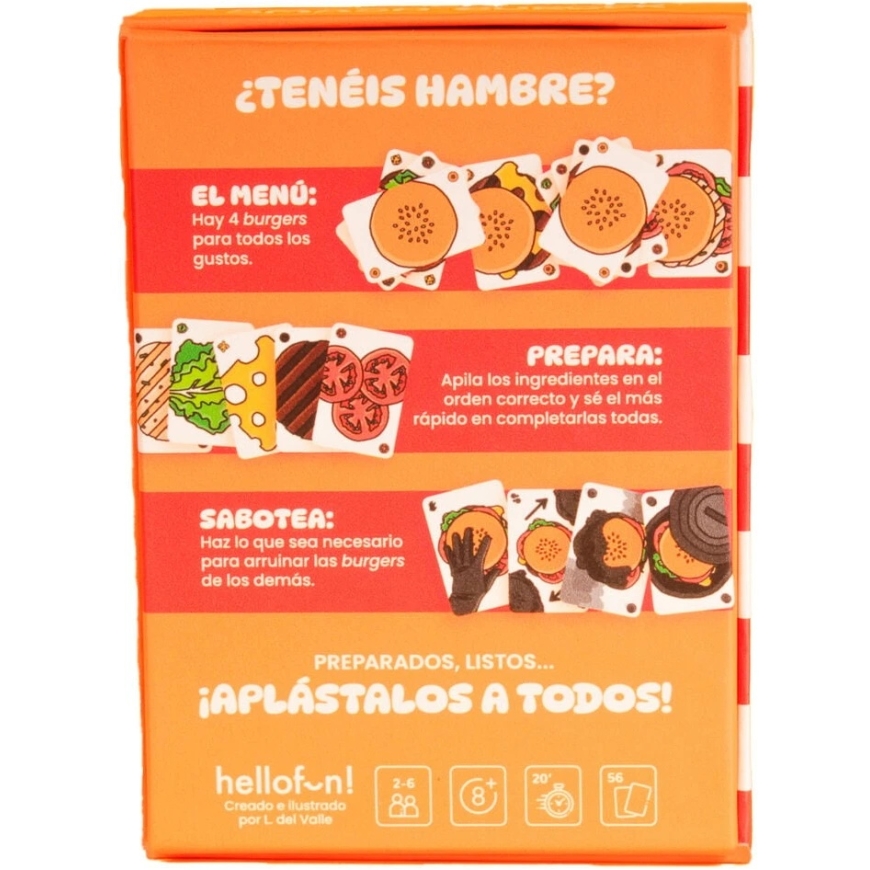 Hellofun Smash Burger -peli espanjaksi – 2