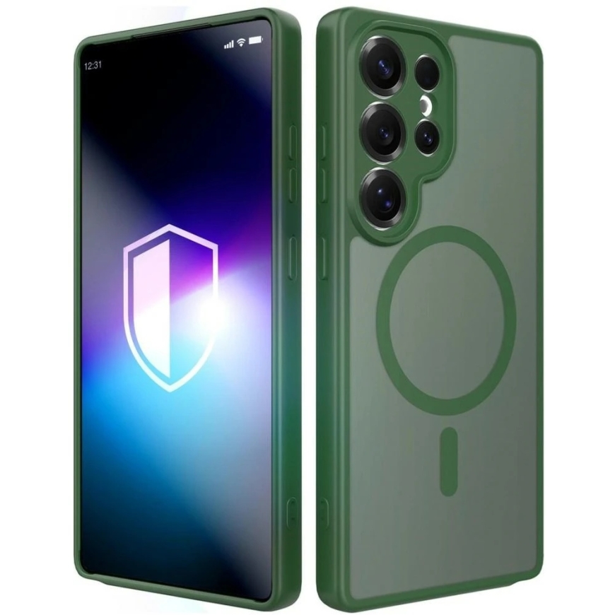 3MK Misty MagCase case for Samsung Galaxy S25 Ultra, green