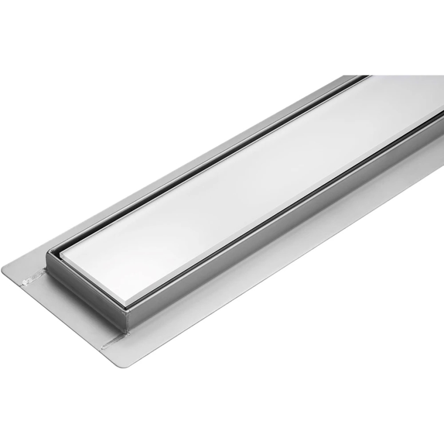 Fala LINEAR DRAIN Белое СТЕКЛО 80 СМ WET&DRY